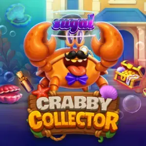 Makulay na underwater theme ng Crabby Collector slot